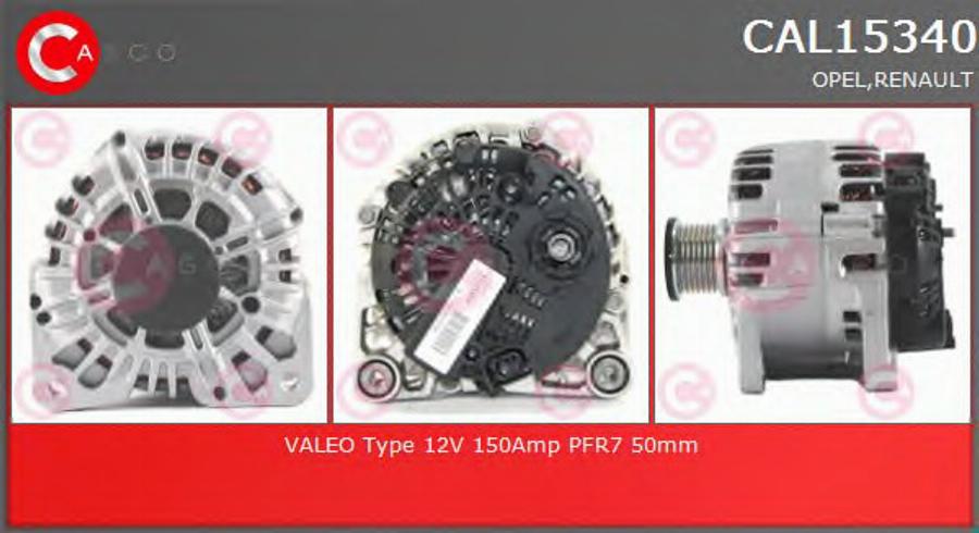 Casco CAL15340 - Alternator autospares.lv