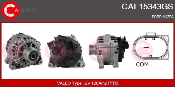 Casco CAL15343GS - Alternator autospares.lv