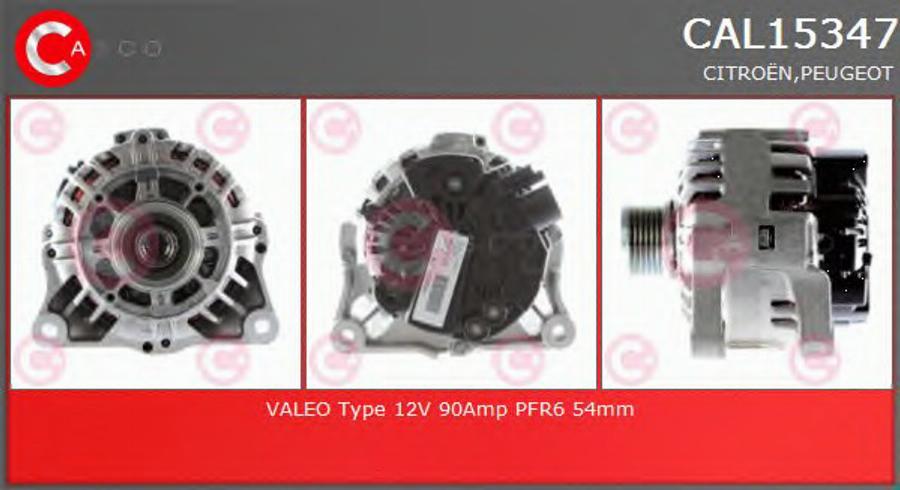 Casco CAL15347 - Alternator autospares.lv