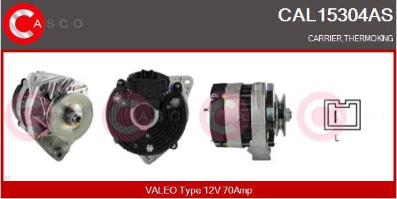 Casco CAL15304AS - Alternator autospares.lv