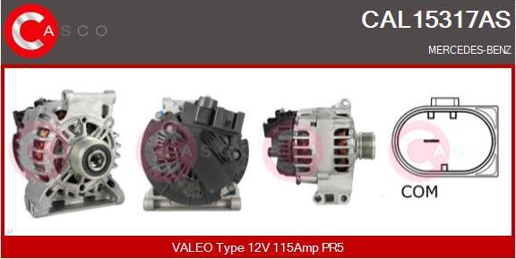 Casco CAL15317AS - Alternator autospares.lv