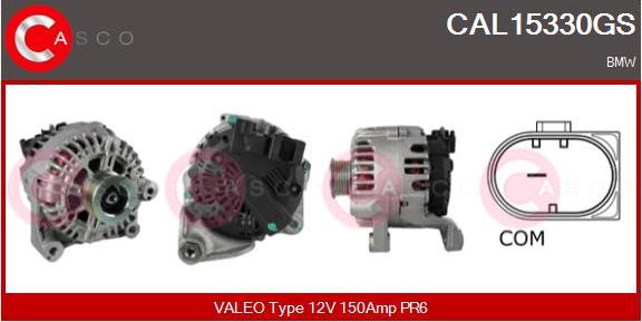 Casco CAL15330GS - Alternator autospares.lv