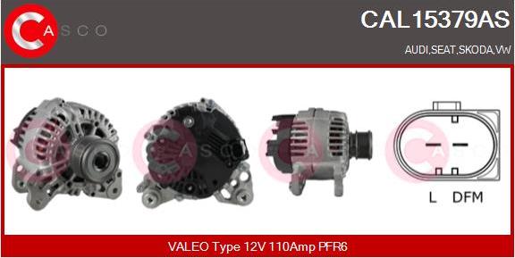 Casco CAL15379AS - Alternator autospares.lv