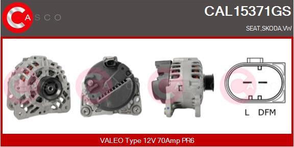 Casco CAL15371GS - Alternator autospares.lv