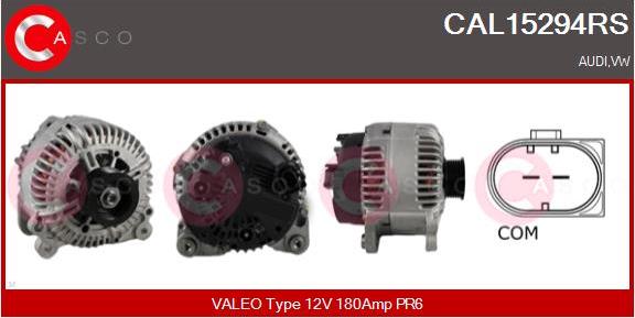 Casco CAL15294RS - Alternator autospares.lv