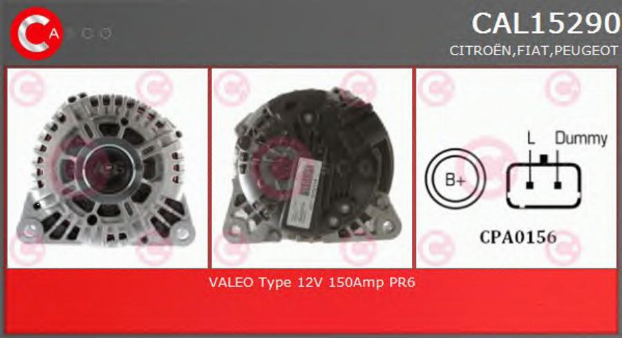 Casco CAL15290 - Alternator autospares.lv