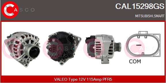 Casco CAL15298GS - Alternator autospares.lv