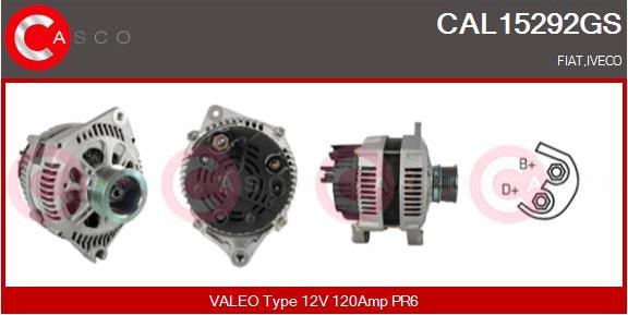 Casco CAL15292GS - Alternator autospares.lv