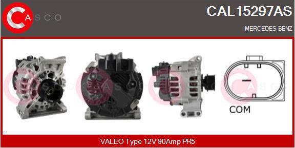 Casco CAL15297AS - Alternator autospares.lv