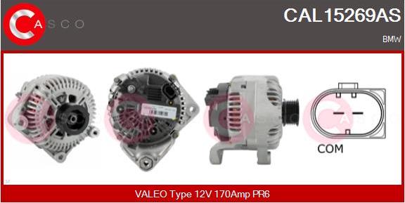 Casco CAL15269AS - Alternator autospares.lv