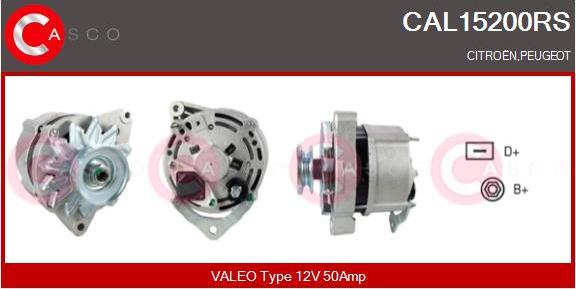 Casco CAL15200RS - Alternator autospares.lv