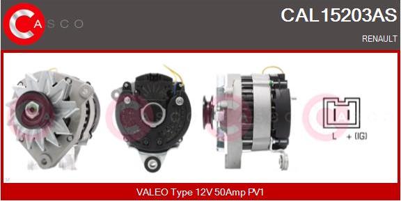 Casco CAL15203AS - Alternator autospares.lv