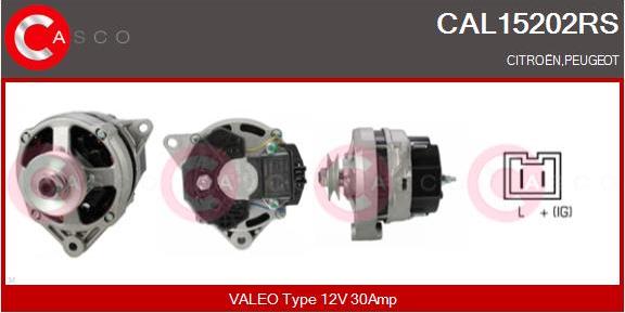 Casco CAL15202RS - Alternator autospares.lv