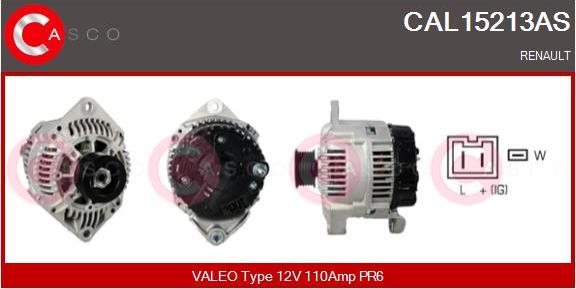 Casco CAL15213AS - Alternator autospares.lv