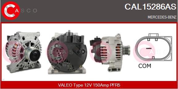 Casco CAL15286AS - Alternator autospares.lv