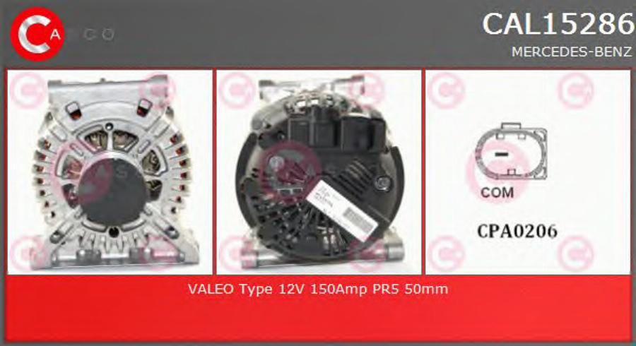 Casco CAL15286 - Alternator autospares.lv