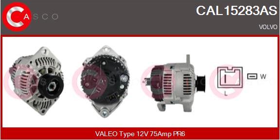 Casco CAL15283AS - Alternator autospares.lv