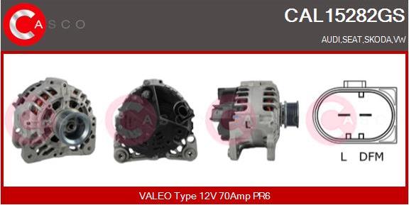 Casco CAL15282GS - Alternator autospares.lv