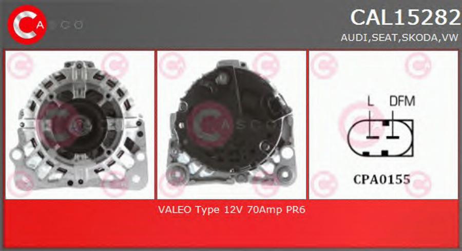 Casco CAL15282 - Alternator autospares.lv