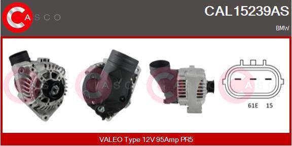 Casco CAL15239AS - Alternator autospares.lv