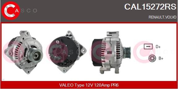 Casco CAL15272RS - Alternator autospares.lv