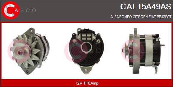 Casco CAL15A49AS - Alternator autospares.lv