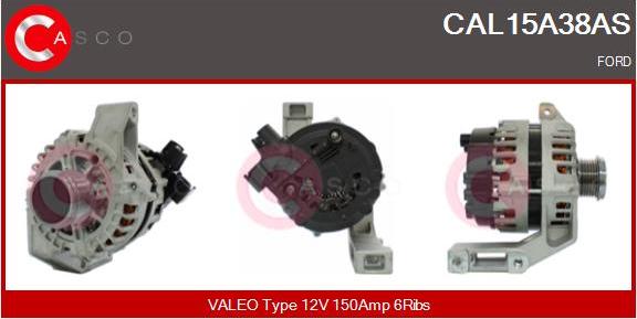 Casco CAL15A38AS - Alternator autospares.lv