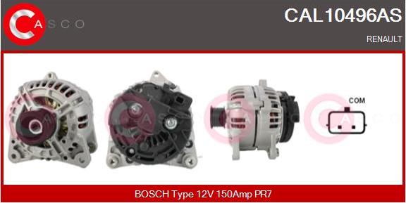 Casco CAL10496AS - Alternator autospares.lv