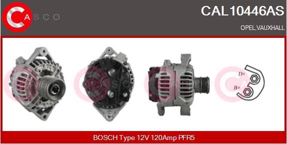 Casco CAL10446AS - Alternator autospares.lv