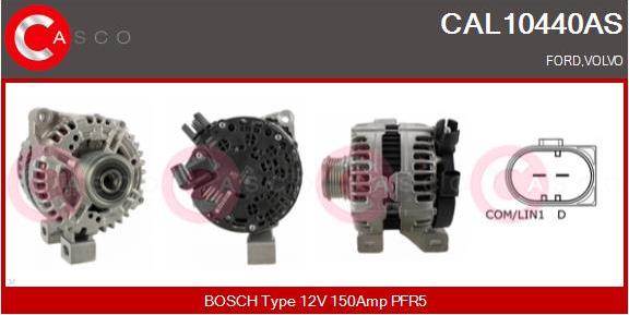 Casco CAL10440AS - Alternator autospares.lv