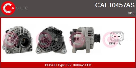 Casco CAL10457AS - Alternator autospares.lv