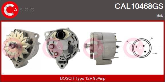 Casco CAL10468GS - Alternator autospares.lv