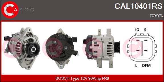 Casco CAL10401RS - Alternator autospares.lv