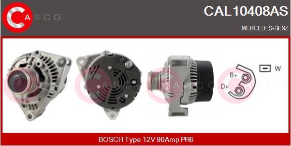 Casco CAL10408AS - Alternator autospares.lv