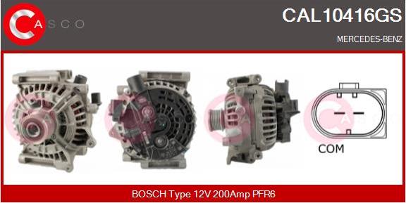 Casco CAL10416GS - Alternator autospares.lv