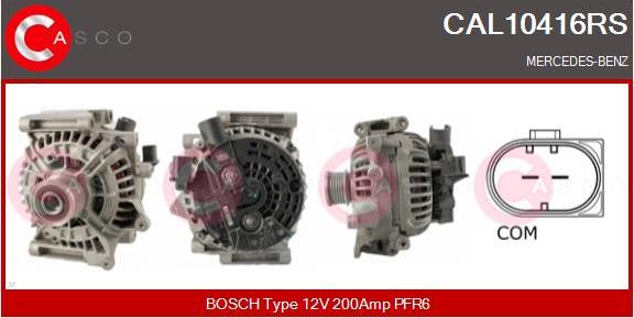 Casco CAL10416RS - Alternator autospares.lv