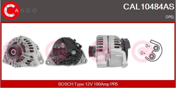 Casco CAL10484AS - Alternator autospares.lv