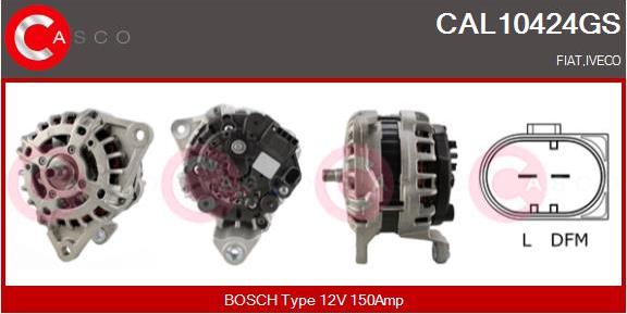 Casco CAL10424GS - Alternator autospares.lv