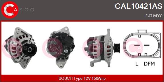 Casco CAL10421AS - Alternator autospares.lv