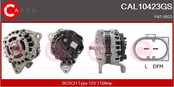 Casco CAL10423GS - Alternator autospares.lv