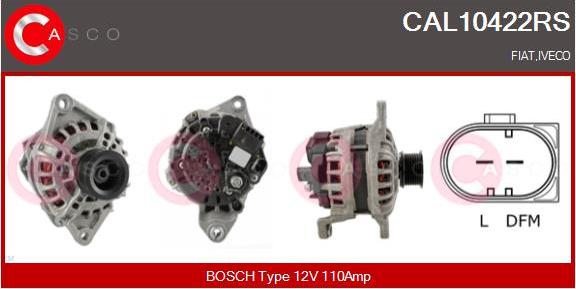 Casco CAL10422RS - Alternator autospares.lv