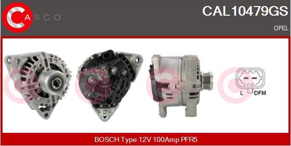 Casco CAL10479GS - Alternator autospares.lv