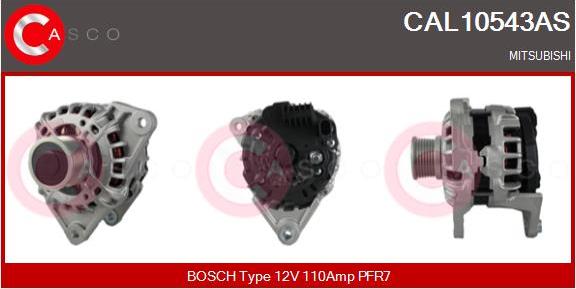 Casco CAL10543AS - Alternator autospares.lv