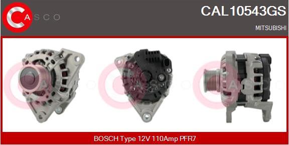 Casco CAL10543GS - Alternator autospares.lv