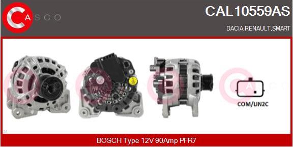 Casco CAL10559AS - Alternator autospares.lv