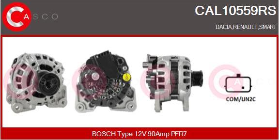 Casco CAL10559RS - Alternator autospares.lv