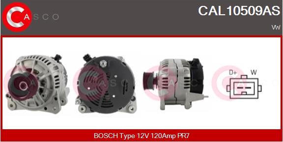 Casco CAL10509AS - Alternator autospares.lv