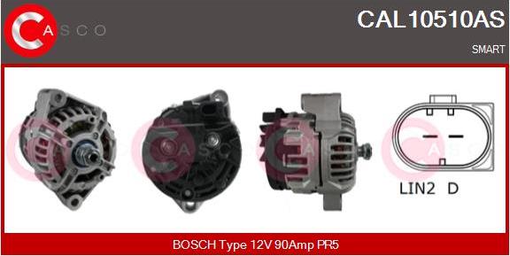 Casco CAL10510AS - Alternator autospares.lv