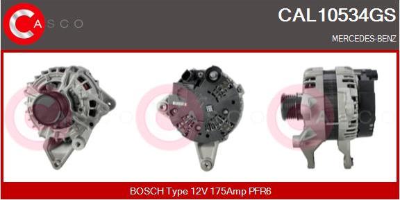 Casco CAL10534GS - Alternator autospares.lv