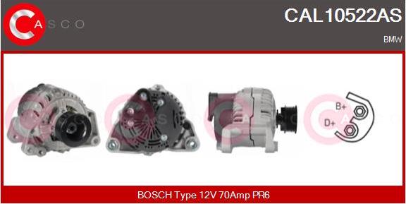 Casco CAL10522AS - Alternator autospares.lv